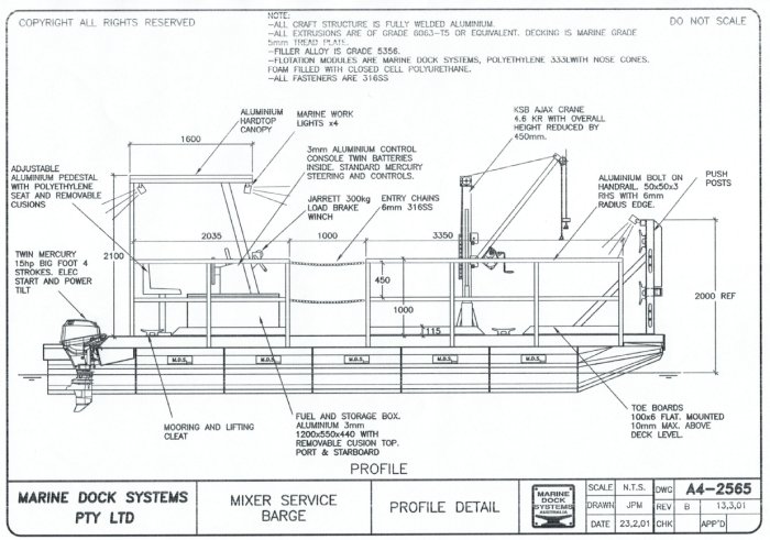 Moving Craft, Effluent Treatment